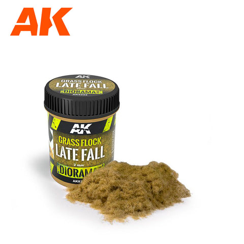 AK Interactive Grass Flock 2mm LATE FALL 8222
