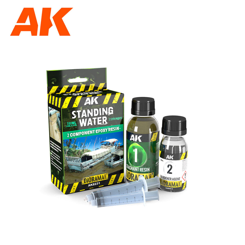 AK Interactive Resin Stagnant Water Components Epoxy Resin (180ml) 8231