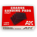 AK Interactive Coarse Sanding Pads 120 grit. 4 units 9016