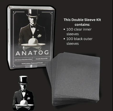 Anatog: Double Sleeve Kit - Black