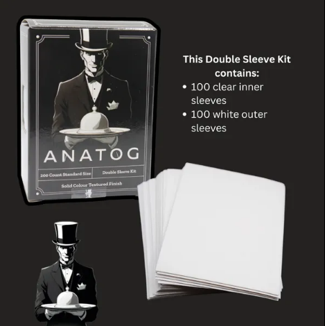 Anatog: Double Sleeve Kit - White