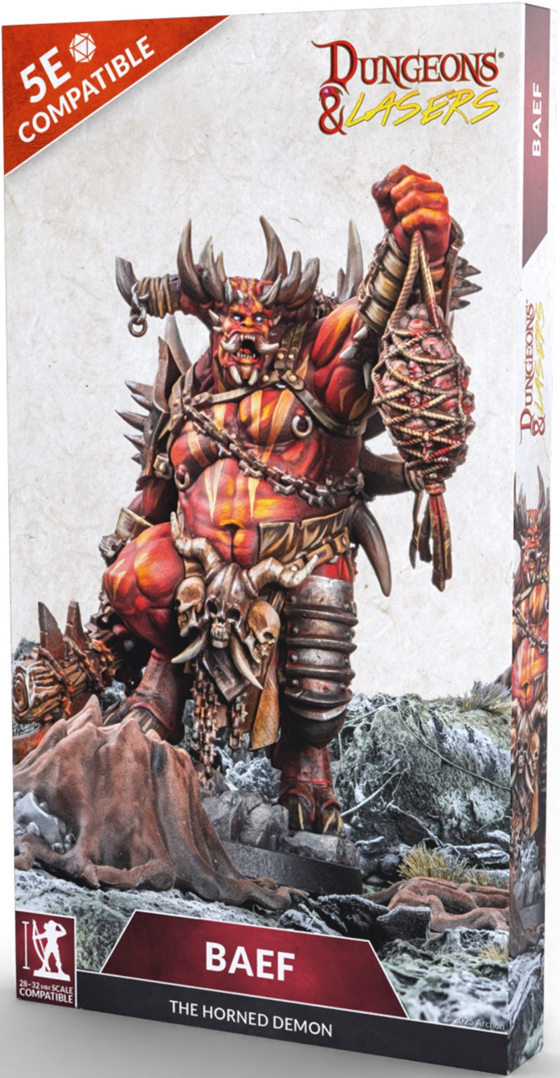 DUNGEONS AND LASERS CAVES SERIES BAEF THE HORNED DEMON