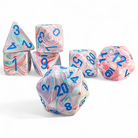 Chessex Festive: Mega-Hedral: Pop Art / Blue