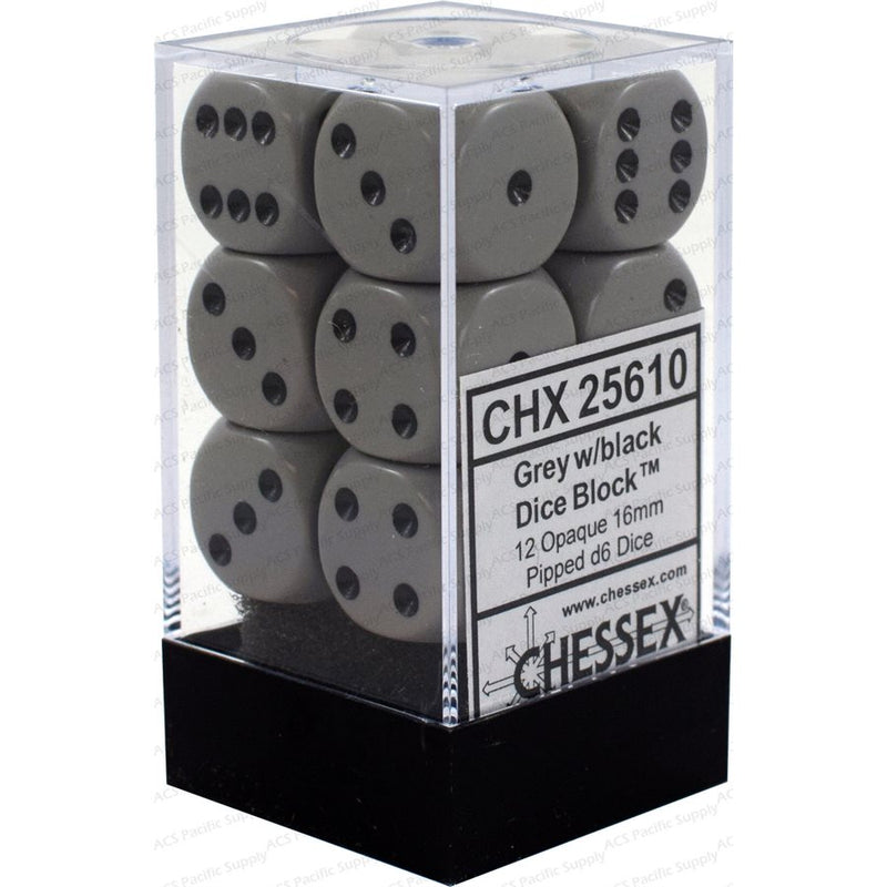 OPAQUE 12D6 DARK GREY/BLACK 16MM