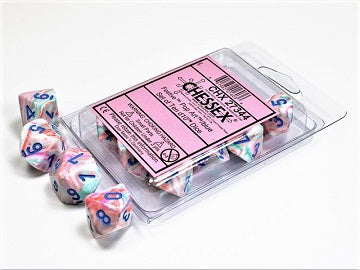 Chessex Festive Pop Art/Blue (10 D10) CHX27344