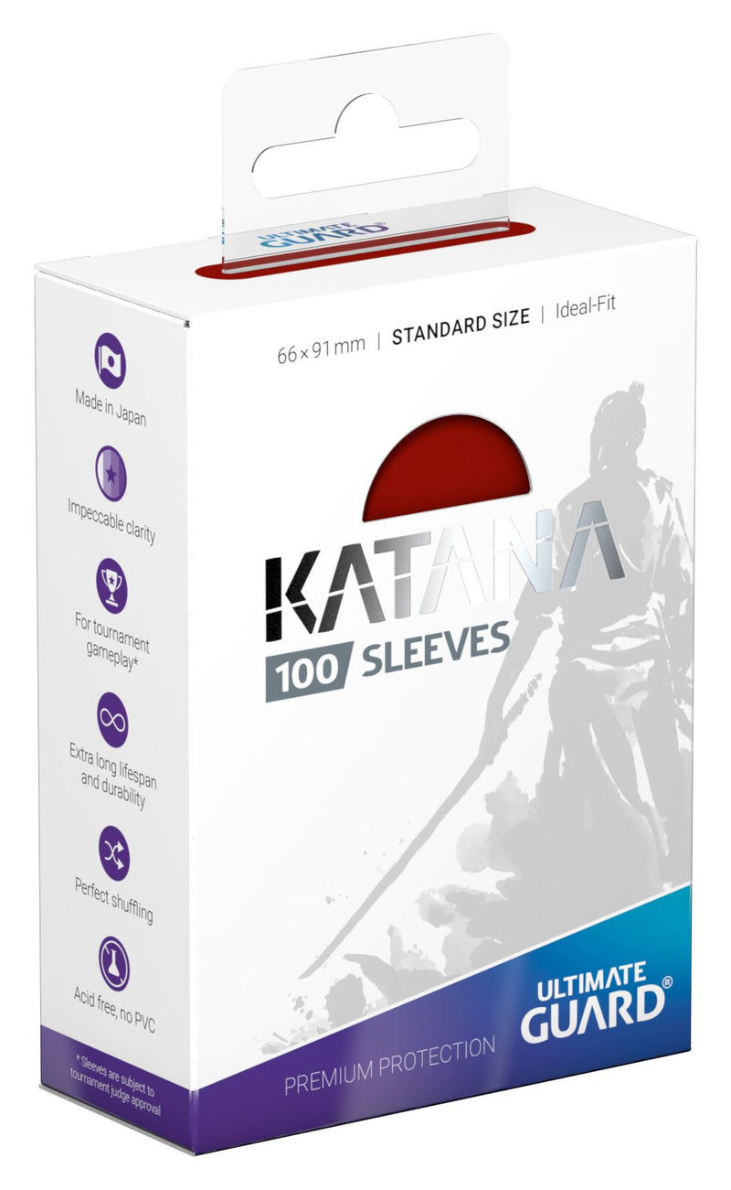 Ultimate Guard Katana Sleeves Red (100 Count)