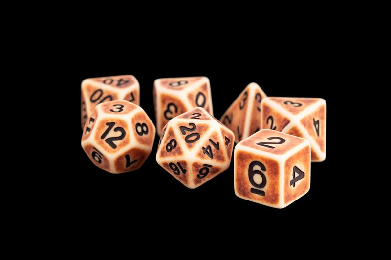 Fanroll Ancient Brown (Polyhedral 7-Die Set) MDG699