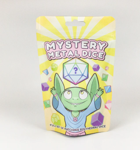 Mystery Dice Goblin: Metal Mystery Dice Set (Full set of Polyhedral Dice)