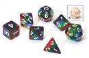 Sirius Dice Rainbow Transparent (Polyhedral 7-Die Set)