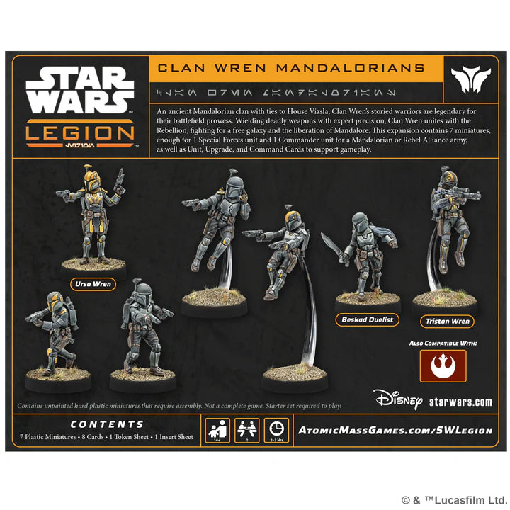 Star Wars: Legion - Clan Wren Mandalorians