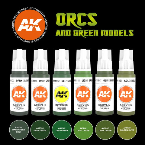 AK Interactive 3G Orcs And Green Creatures Set AK11600