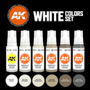 AK Interactive 3G White Colors Set 11609