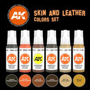 AK Interactive 3G Skin and Leather Colors Set 11613