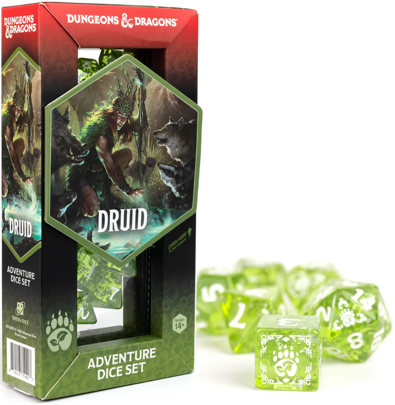 Sirius Dice DnD Adventure Druid (Polyhedral Dice Set)