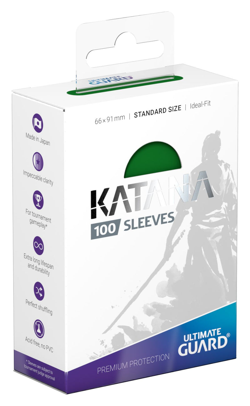 Ultimate Guard Katana Sleeves Green (100 Count)