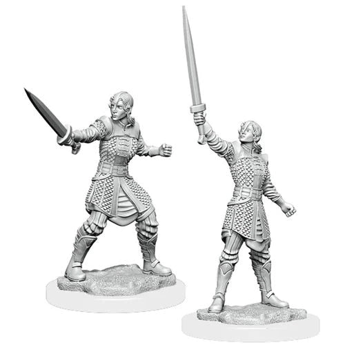 Female Human Empire Fighter D&D Unpainted Minis WV1 (Critical Role)