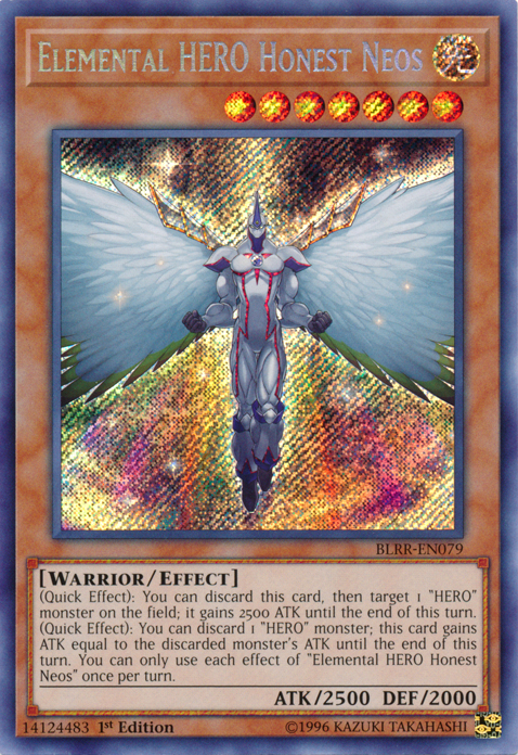 Elemental Hero Honest Neos [BLRR-EN079] Secret Rare | Yugioh Single