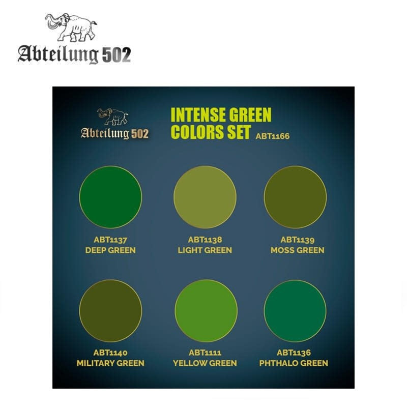 Abteilung502 Intense Greens Colors Set ABT1166