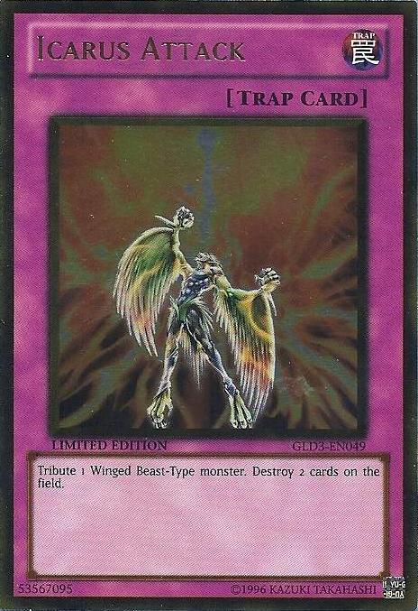Icarus Attack [GLD3-EN049] Gold Rare | Yugioh Single