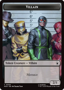 Robot Hero // Villain Double-Sided Token [Marvel Super Heroes Commander Tokens]