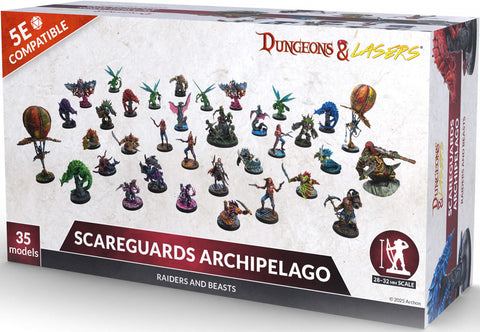 DUNGEONS AND LASERS RAIDERS AND BEASTS OF THE SCAREGUARDS ARCHIPELAGO