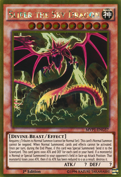 yugioh card slifer the sky dragon Amazon.com: YU-GI-OH! - Slifer The Sky Dragon (CT13-EN001) - 2016 Mega-Tins - Limited Edition