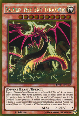 sky dragon yugioh card Amazon.com: Yu-Gi-Oh! - Slifer the Sky Dragon LC01-EN002