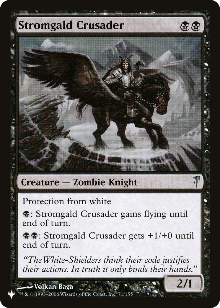 Stromgald Crusader [The List Reprints]