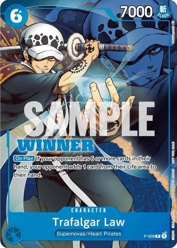 Trafalgar Law (P-009) (Winner Pack Vol. 1) [One Piece Promotion Cards] | One  Piece Single