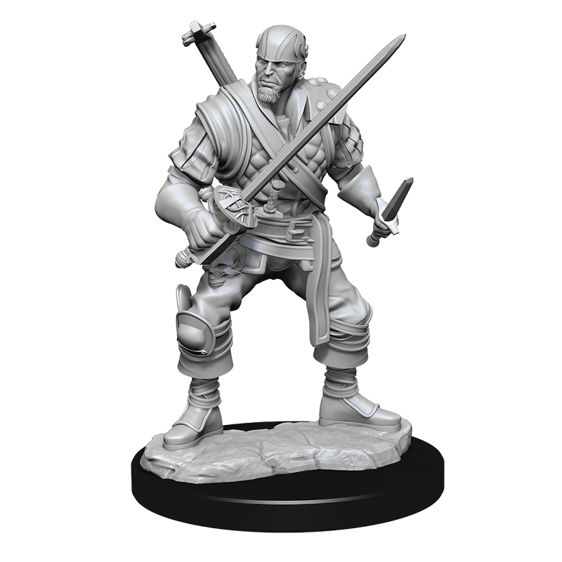 Male Human Bard D&D Unpainted Minins WV15