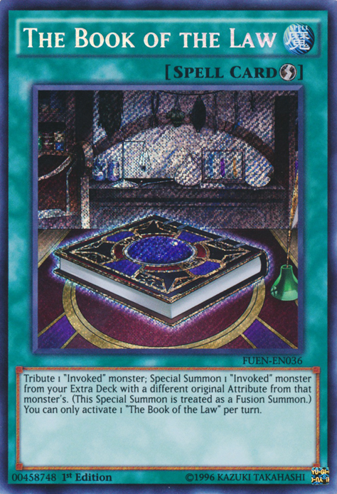 The Book of the Law [FUEN-EN036] Secret Rare | Yugioh Single