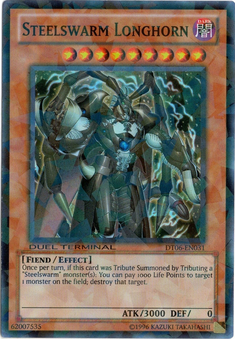 Steelswarm Longhorn [DT06-EN031] Super Rare | Yugioh Single
