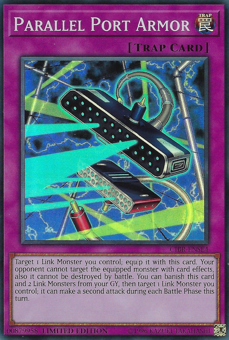 Parallel Port Armor [CIBR-ENSE4] Super Rare | Yugioh Single