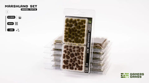 Gamers Grass Marshland Tuft Set - Wild