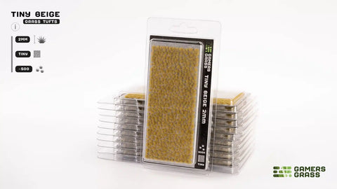 Gamers Grass Tiny Beige Tuft 2mm