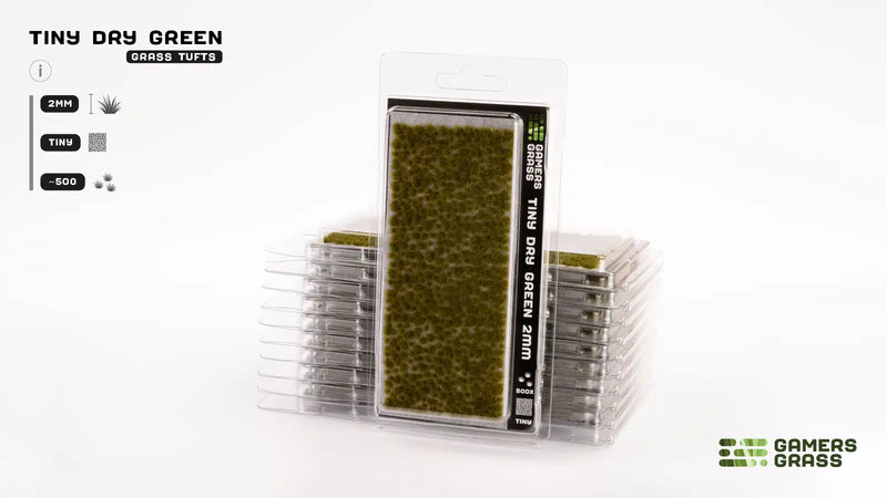 Gamers Grass Tiny Dry Green Tuft 2mm