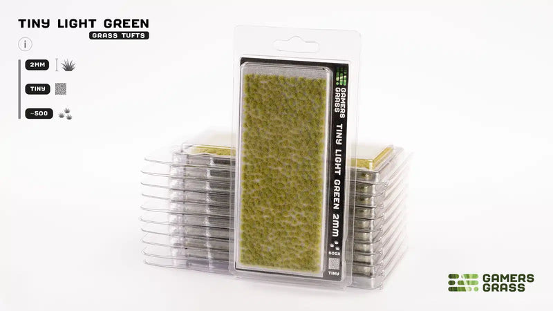 Gamers Grass Tiny Light Green Tuft 2mm