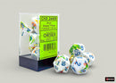 Chessex BRUSH 7-DIE SET POLYHEDRAL BREEZY/BLUE
