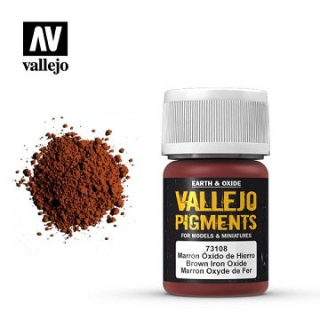 Vallejo Brown Iron Oxide Pigment (30ml) VAL73108