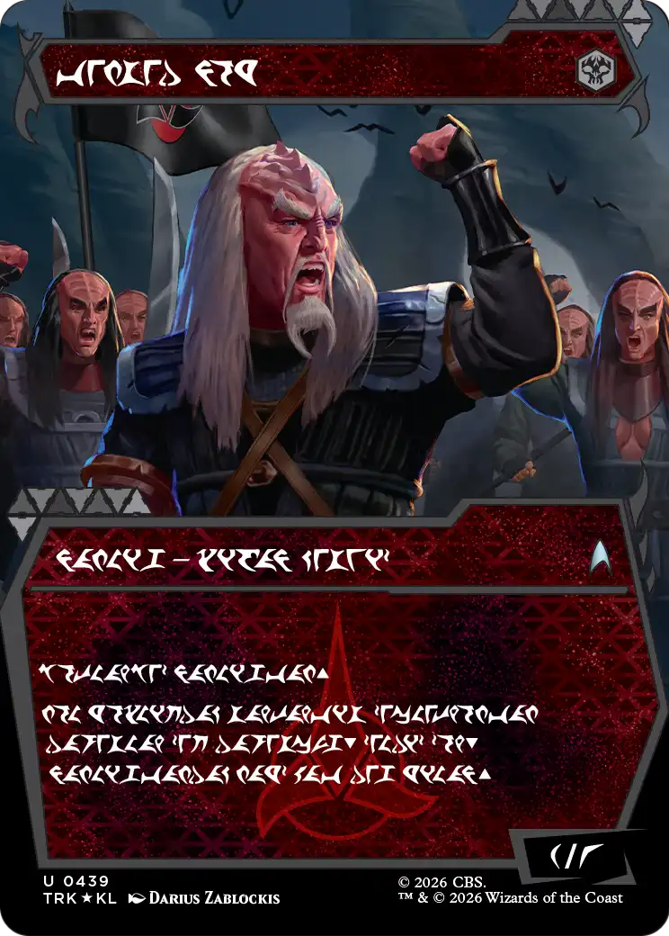 Storied Veteran (Showcase) (Klingon) [Star Trek]