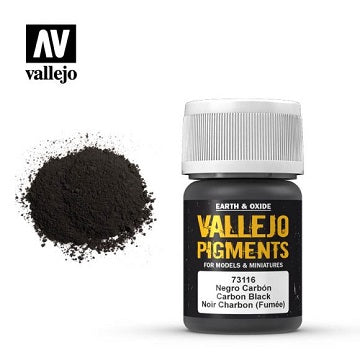Vallejo Carbon Black Pigment (30ml) VAL73116