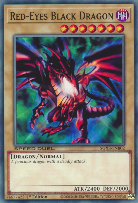Red-Eyes Black Dragon [SGX3-ENB02] Common | Yugioh Single