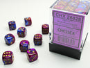 Chessex Gemini Blue-Purple/gold  (12MM - 36D6) CHX26828