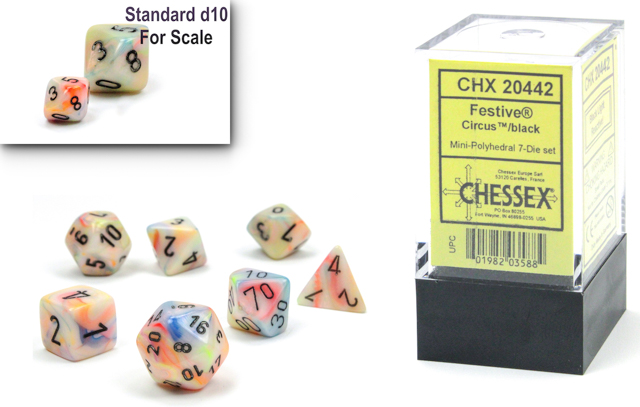 MINI FESTIVE 7-DIE SET CIRCUS/BLACK CHX20442