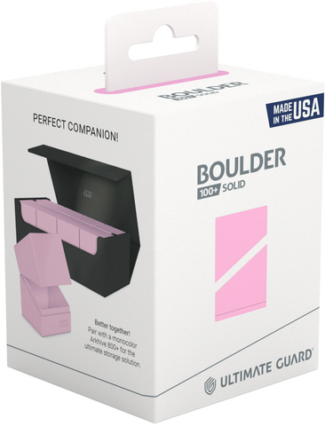 Ultimate Guard Boulder Pastel Solid Candy Pink (100+)