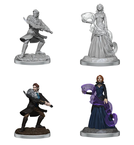 Vampire and Necromancer Nobles D&D Unpainted Minis WV3 (Critical Role)