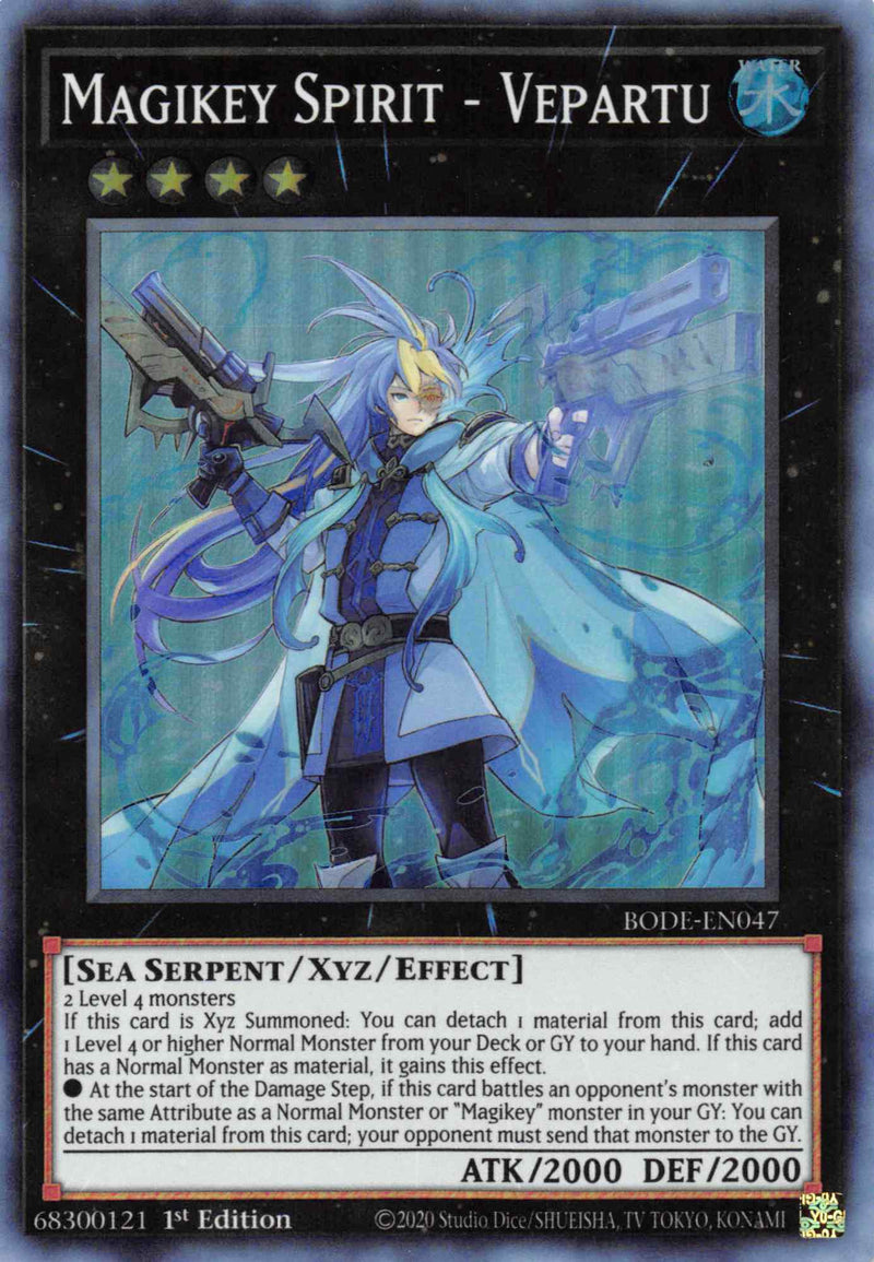 Magikey Spirit - Vepartu [BODE-EN047] Super Rare | Yugioh Single