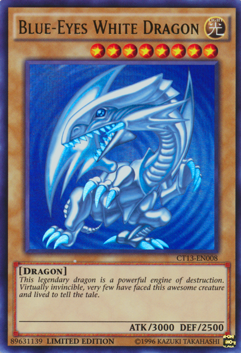 Blue-Eyes White Dragon [CT13-EN008] Ultra Rare | Yugioh Single