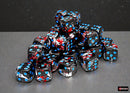 Chessex BRUSH 36D6 DARK SIDE/BLUE 12MM