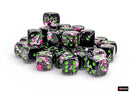 Chessex BRUSH 36D6 PAINTBALL/GREEN 12MM